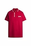 Red Bull Racing X Pepe Jeans RBR Sports Zip Placket Polo, Red (Mars Red), L para Hombre