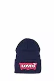 Levi's Oversized Batwing Beanie Gorro de Punto, Negro (Noir Regular Black 59), Talla única para Hombre