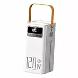 Banco De Energía Solar 50000mAh Equipo De Emergencia con Paneles Alta Eficiencia Carga Rápida PD30 22.5W Salida Máxima Resistente Al Agua Polvo para Acampada Escalada Excursiones