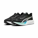 PUMA Pounce Lite, Zapatillas para Correr de Carretera Unisex Adulto, Negro Menta Melt Speed Blue, 45 EU