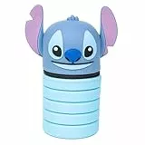 CERDÁ LIFE'S LITTLE MOMENTS Estuches Portatodos con Diseño en 3D Inspirados en Stitch - Color Azul - 6.5 X 19 X 6.5 Cm - Fabricado en 100% Silicona