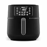 Philips Airfryer Serie 5000 XXL, WIFI, 7,2L (1,4Kg), Freidora De Aire con función 16 en 1, 90% Menos de grasa, Tecnología Rapid Air, Pantalla Digital, 8 preajustes, NutriU App con Recetas (HD9285/90)