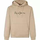 Pepe Jeans New Joe Hoodie Sudadera, Marrón (Beige concreto), S para Hombre