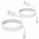 Paquete de 2 Cables de Cargador de iPhone con certificación MFi de Apple de 2 m, Cable de Cable Apple Lightning a USB de 2 Metros para iPhone 11 / 11Pro / 11Max / X/XS/XR/XS MAX / 8/7/6 / iPad