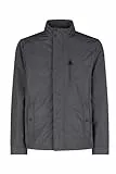 Geox M Litio Short Jkt Chaqueta, Perla ahumada/Negro, 56 para Hombre