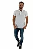 Tommy Jeans Tjm Slim Placket Polo Dm0dm15370 Polos de Manga Corta, Blanco (White), S Hombre