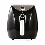 Tower T17021 Freidora de Aire Tamaño Familiar: Air Fryer con Circulación de Aire Rápida y Temporizador de 60 Minutos: Freidora Sin Aceite de 4.3 L, 1500 W, Negro