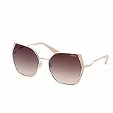 Guess GU7843 Gafas, Shiny Rose Gold, 61 para Mujer