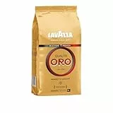 Lavazza, Qualità Oro, Café en Grano Natural, Ideal para la Máquina de Café Espresso, con Notas Aromáticas de Frutas y Flores, 100% Arábica, Intensidad 5, Tueste Medio, Paquete de 1 kg