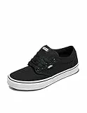Vans Atwood, Sneaker Hombre, Canvas Black White, 43 EU