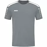 JAKO Trikot Power (Kurzarm) Camiseta, Gris, Medium Hombres