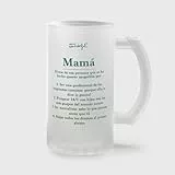 Mr.Wonderful - Jarra de cerveza - Definición 'Mamá' - Jarra de cerveza de vidrio - 43 cl - Regalo Día de la Madre