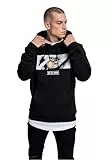 Mister Tee Sudadera con Capucha para Hombre Boom, Schwarz, M
