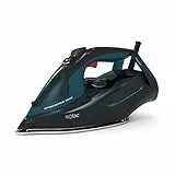 Solac - Plancha de vapor Optima Perfect 2800W | Doble sistema antical | Antigoteo | Golpe 180g/min | Vapor continuo 45g/min | Suela Cerámica | Funsión spray | Ergonómico | Planchado vertical | Azul