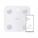Xiaomi Mi Body Composition Scale S400 - Báscula de baño con medición de doble frecuencia, 25 indicadores de salud, hasta 150 kg y 100 gr de precisión