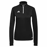 adidas Entrada 22 Training Top Camisa de Entrenamiento, Mujer, Black, M