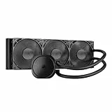 CORSAIR Nautilus 360 RS Refrigeración Líquida de CPU – 360mm AIO – Bajo Nivel de Ruido – Conexión Directa a la Placa Base – Intel LGA 1851/1700, AMD AM5/AM4 – 3X RS120 Ventiladores Incluidos – Negro