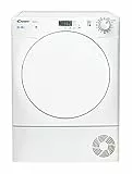 Candy Smart CSE C8LF-S, Secadora Condensación 8KG, Digital y Mandos, Tecnología NFC, 14 Programas, Depósito de Agua, Planchado Fácil, Inicio 3-6-9H, Posibilidad Instalación Columna, Blanco