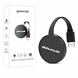 Wireless Miracast Dongle, Pantalla Inalámbrica Soporte Miracast, Compatible con iPhone/iPad/Android/iOS para TV/Monitor/Proyector, Soporta Miracast, DLNA, Airplay