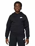 Nike FD3000-010 K NSW Club FLC HDY LBR Sweatshirt Unisex Black/White Tamaño S