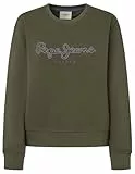 Pepe Jeans Frida Sudadera, Verde (Verde Hoja), M para Mujer