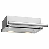 TEKA Campana Extractora Telescópica de 60 cm, Doble Turbina, 2 Velocidades, Acero Inoxidable, Instalación Recirculación, Modelo TL 6310