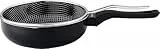 VIER - Sartén honda Freidora de Inducción Aluminio antiadherente Ø 24 cm, cap. 3,30 litros (111 Oz), Base Inducción apta para toda clase de cocinas, Mango Ergonómico Aislante, pico vertedor.