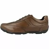 Geox U Edgware A, Sneakers Hombre, Marrón Cognac, 42 EU