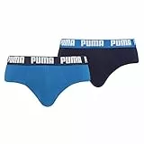 PUMA Men Everyday Briefs, Ropa interior Hombre, Azul, M