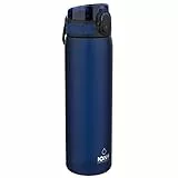 ion8 Botella Agua, 500ml, a Prueba de Fugas, Fácil de Abrir, Cerradura Segura, Apta para Lavavajillas, Sin BPA, Asa de Transporte, Fácil de Limpiar, Neutro en Carbono, Azul Marino