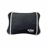 Solac CB8981 Caldea - Bolsa de agua térmica, 360 W, forma ergonómica, 120 minutos de autonomía, conector extraíble, tejido de tacto suave, tejido transpirable, uso universal, azul oscuro