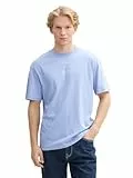 TOM TAILOR Denim Camiseta para Hombre, 11486 Brunnera Blue, L