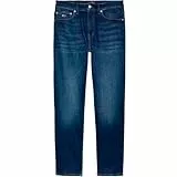 Tommy Jeans Ryan Slim Str Ai0255 Dm0dm21892 Pantalones, Mezclilla (Denim Dark), 28W / 36L para Hombre