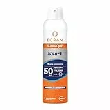 Ecran Sunnique Sport - Bruma Protectora Solar SFP 50, Protección Alta UVB, UVA, Frescor Instantáneo, Refuerza las Defensas, Muy Resistente al Agua, para Todo Tipo de Pieles- 250 ml