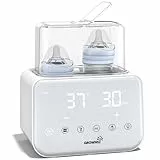 Calienta Biberones | Esterilizador Biberones | Calentador rápido de alimentos para bebés 10-en-1 y descongelador Calentador pantalla LCD Control preciso de temperatura para leche materna