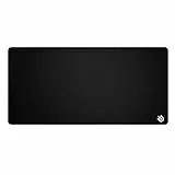 SteelSeries 41458 QcK Gaming Surface - Alfombrilla de ratón de Tela 3XL de Todos los Tiempos, optimizada para sensores de Juegos, Control máximo, Negro clásico