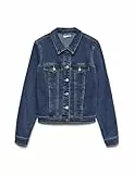 VERO MODA VMLUNA LS Slim DNM Jacket Mix GA Noos Chaqueta, Medium Blue Denim, XL De Las Mujeres