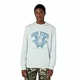 Wrangler Varsity Crew Sudadera, Azul, 4XL para Hombre