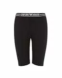 EMPORIO ARMANI Biker Shorts Pantalones Deportivos, Negro, S para Mujer