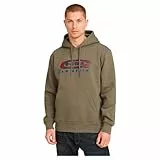 G-Star para Hombre Sudadera con Capucha Old Skool Logo, Marrón (Turf D26347-D733-273), S