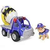 Rubble & Crew - Pack CAMIÓN HORMIGONERA Juguete Y Figura Mix - Patrulla Canina Juguetes - 6066540 - Juguetes Niños 3 años + - Regalo Niño 3 años +