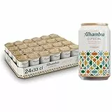 Alhambra Especial, Pack 24 Latas x 33 cl, Cerveza Especial de Fermentación Lenta, 5.4% Volumen Alcohol