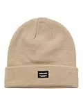 JACK & JONES Jacdna Beanie Noos Gorro de Punto, Pure Cashmere, Talla única para Hombre