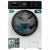 Cecotec Lavadora 7Kg Carga Frontal Bolero Dresscode 7410 Inverter A. 1850W, 1200 rpm Regulables, 16 Programas, Motor Inverter Plus, Bajo Consumo, Vapor, Esterilización de la Ropa