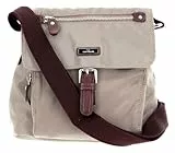 TOM TAILOR Bolso de Hombro Rina con Solapa para Mujer, tamaño pequeño, Color Beige