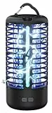 anysun Mata Mosquitos Electrico, Lampara Antimosquitos con Luz LED para Interior y Exterior, Antimosquitos Electrico de 3000V Resistente al Agua para el Hogar, Patio, Jardín y Camping