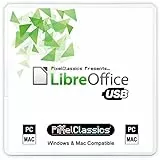 LibreOffice Office Suite 2025 en USB | Compatible con Microsoft Office Word, Excel y PowerPoint Professional Home & Business | Licencia Permanente y Actualizaciones Gratuitas | PC y Mac con Windows