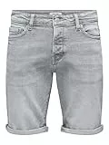 ONLY & SONS Onsply MGD 8774 Tai Dnm Noos-Pantalones Cortos, Medium Grey Denim, L para Hombre