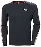 Helly Hansen Lifa Active Stripe Crew, Camisa Hombre, Azul (Blue), S