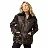 Wrangler Fringe Wrange Jacket Chaqueta, Piel marrón, S Mujeres